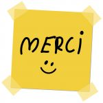 40554148 - merci paint on post it