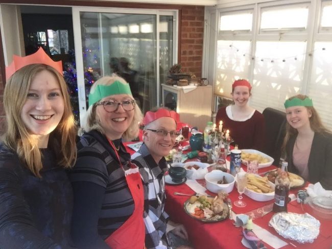 Clifton family Christmas Meal